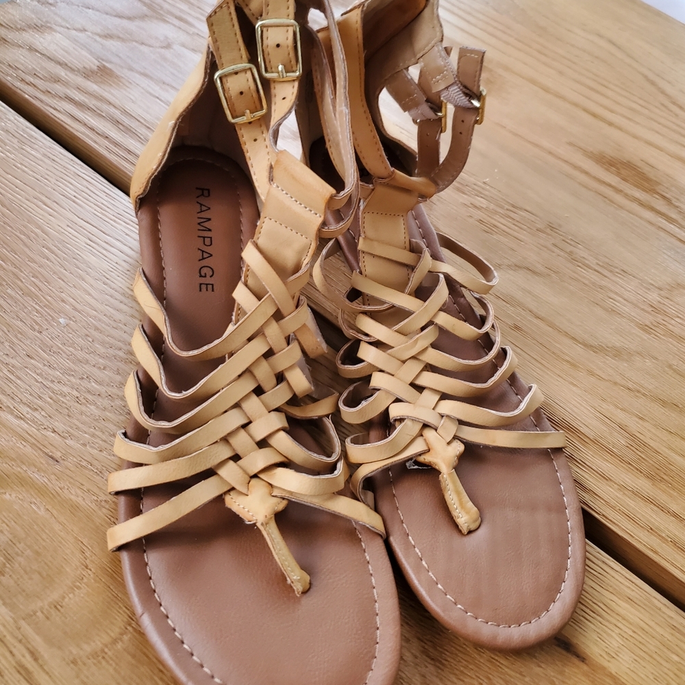 Womens Rampage lace up flats size 10m